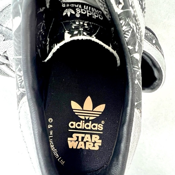 CUSTOM BUILT Adidas x STAR WARS Darth Vader Sneakers, M7 (or W8-8.5) - Picture 7 of 10